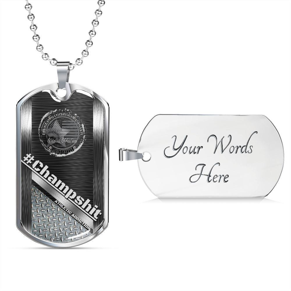 Military Dog Tag Necklace **Engrave Option**