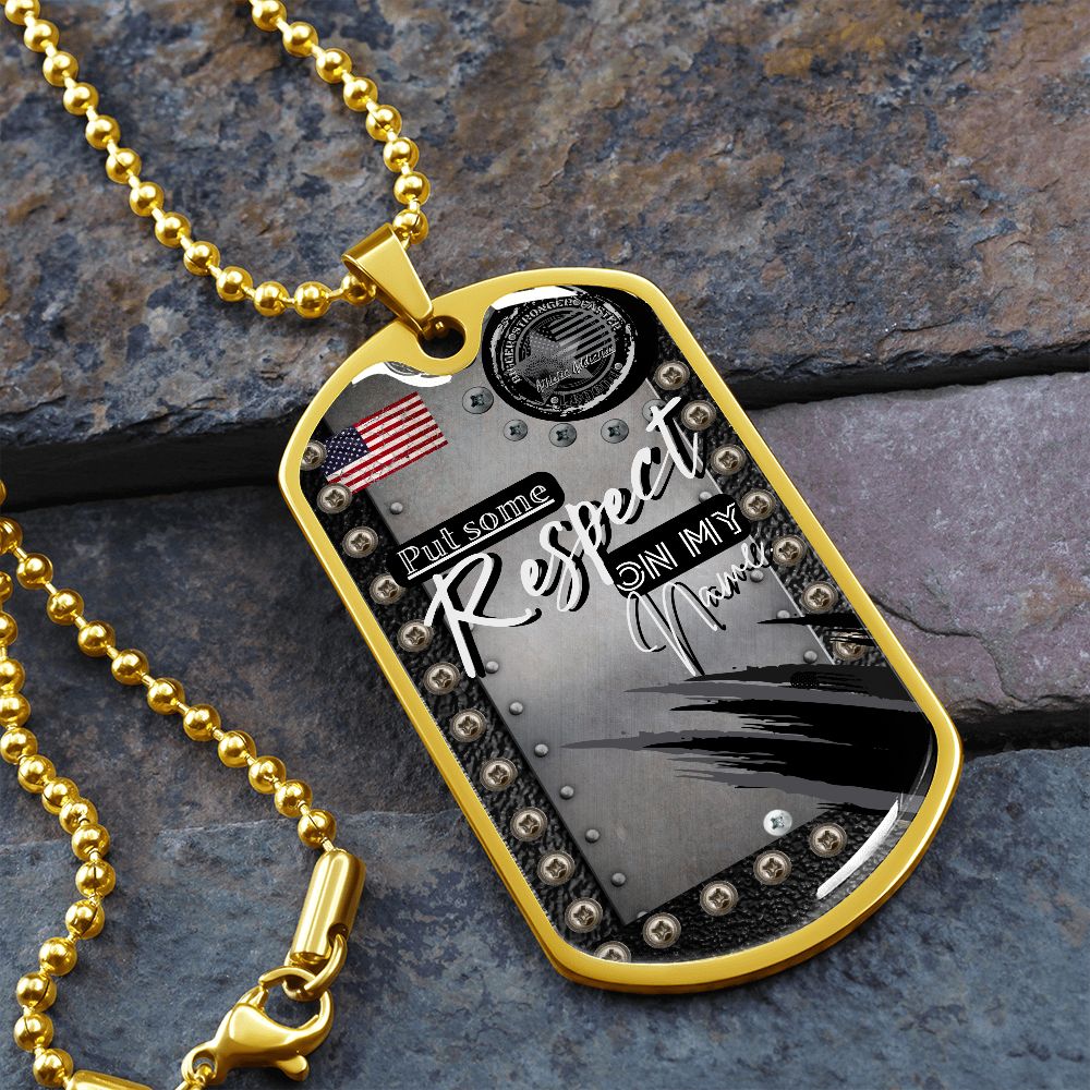 Military Dog Tag Necklace **Engrave Option**