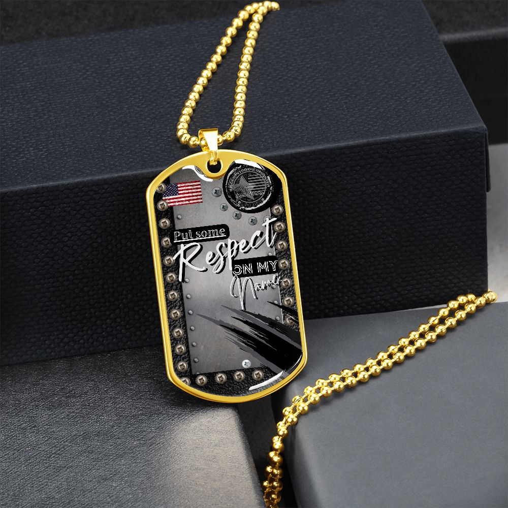 Military Dog Tag Necklace **Engrave Option**