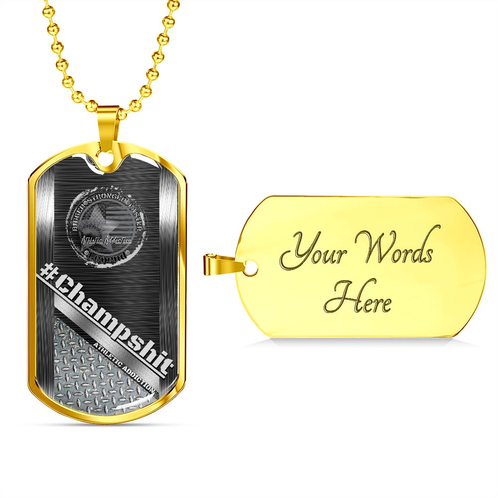 Military Dog Tag Necklace **Engrave Option**