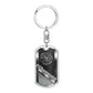 #ChampShit' Luxury Dog Tag KeyChain **Engrave Option**